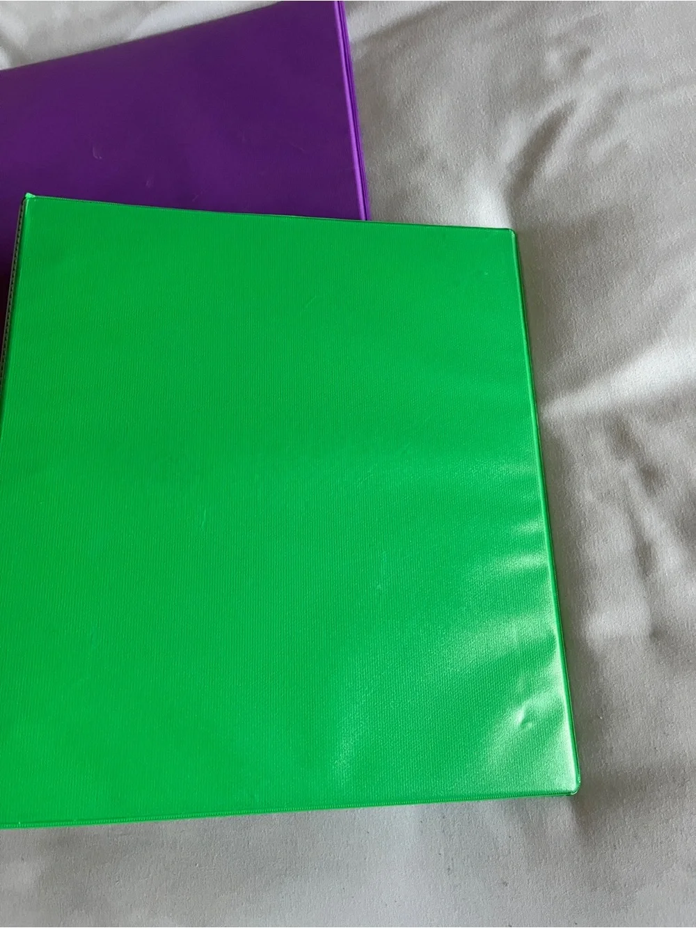 Avery Green & Purple 3-Ring Binders Set 1 Inch Spine